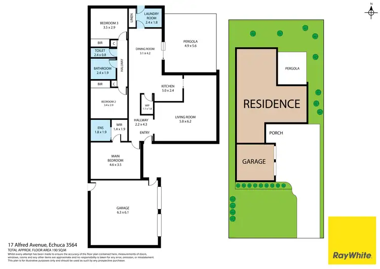 Floorplan of Homely house listing, 17 Alfred Avenue, Echuca VIC 3564