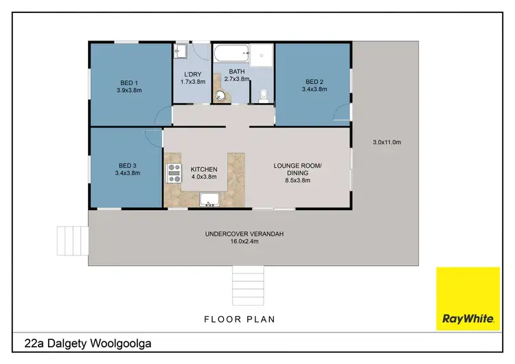 Floorplan of Homely house listing, 22a Dalgety Street, Woolgoolga NSW 2456