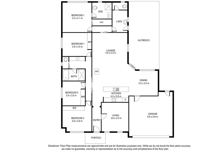Floorplan of Homely house listing, 5 Lillypilly Court, Worrolong SA 5291