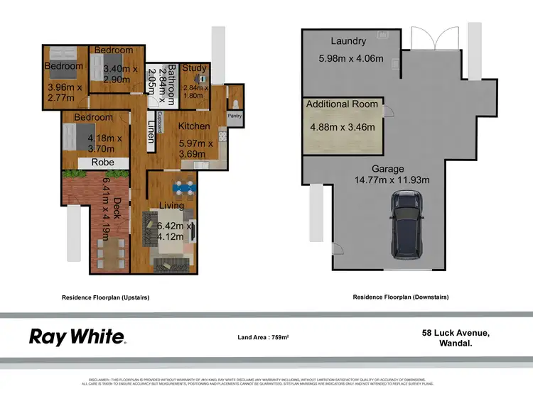 Floorplan of Homely house listing, 58 Luck Avenue, Wandal QLD 4700