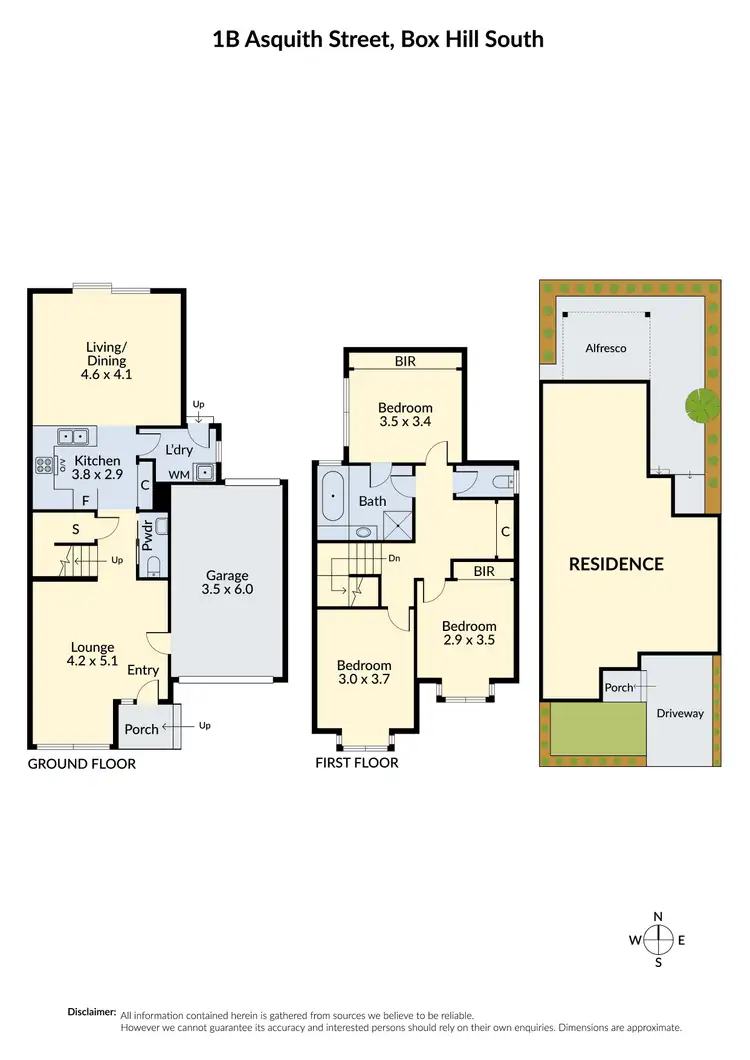 Floorplan of Homely house listing, 1B Asquith Street, Box Hill South VIC 3128