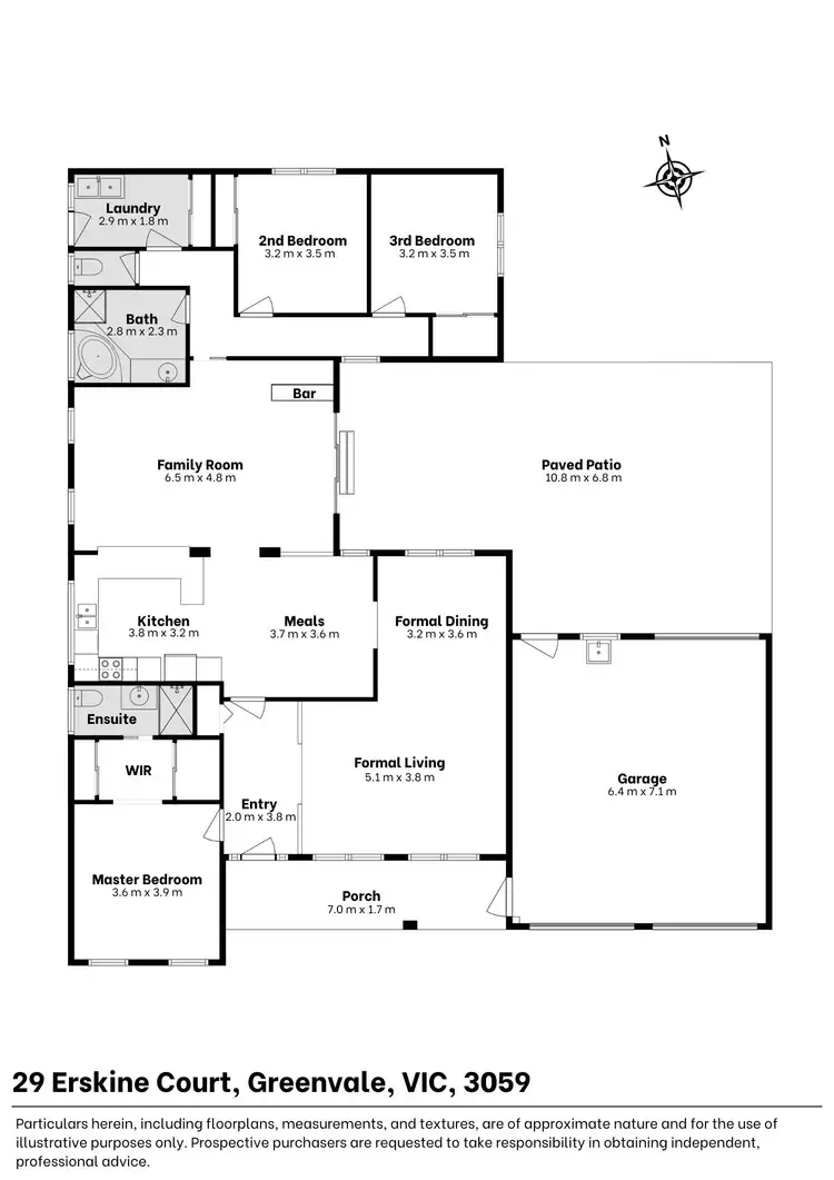 Floorplan of Homely house listing, 29 Erskine Court, Greenvale VIC 3059