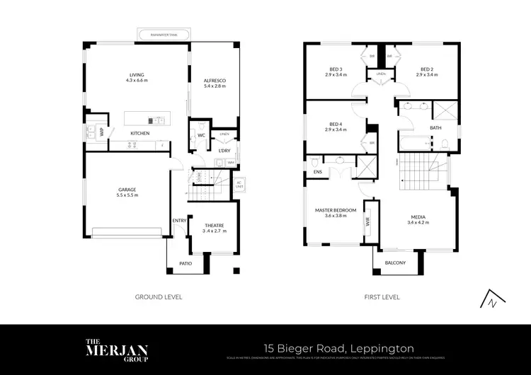 Floorplan of Homely house listing, 15 Bieger Road, Leppington NSW 2179