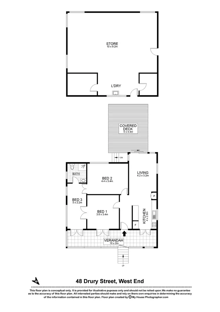 Floorplan of Homely house listing, 48 Drury Street, West End QLD 4101