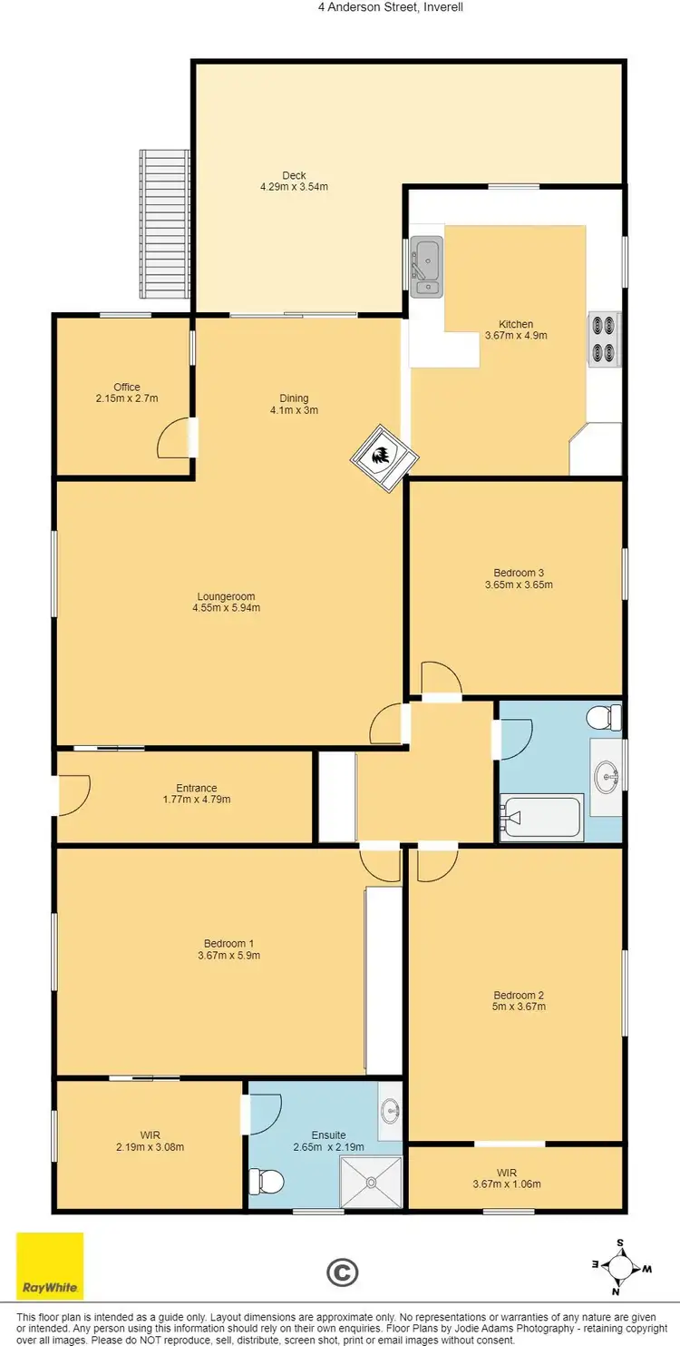 Floorplan of Homely house listing, 4 Anderson Street, Inverell NSW 2360