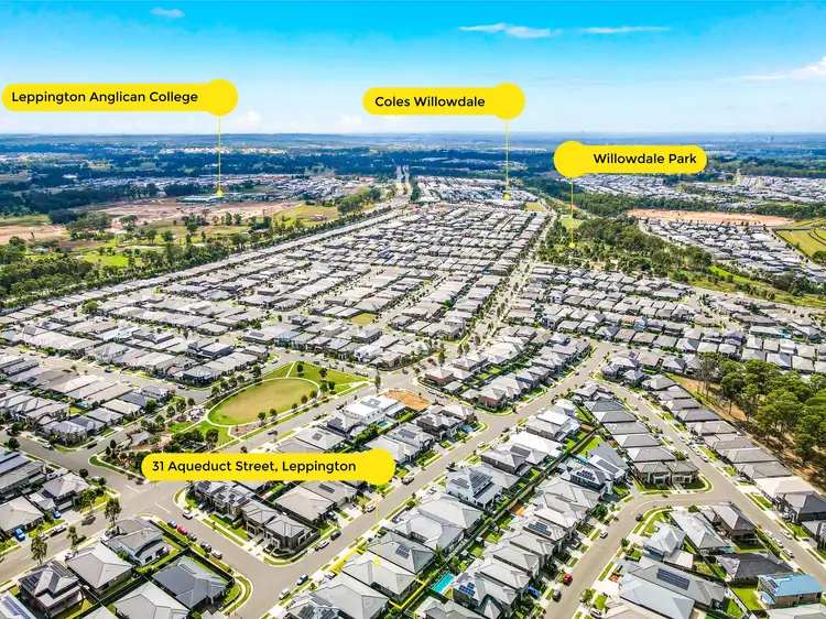 Floorplan of Homely house listing, 31 Aqueduct Street, Leppington NSW 2179