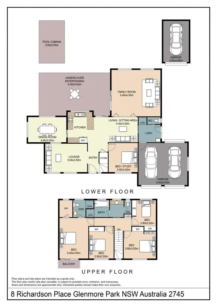 Floorplan of Homely house listing, 8 Richardson Place, Glenmore Park NSW 2745