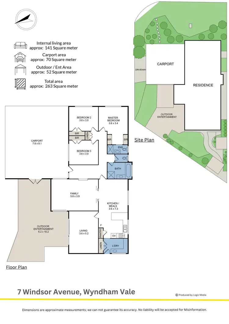 Floorplan of Homely house listing, 7 Windsor Avenue, Wyndham Vale VIC 3024
