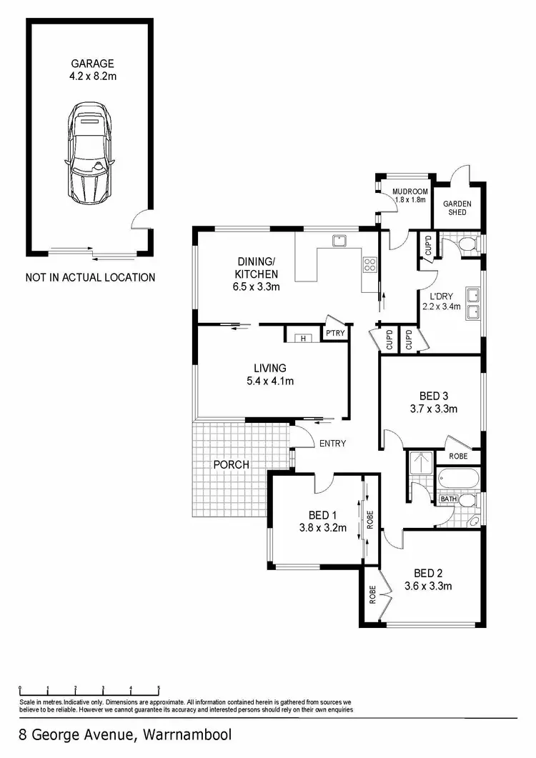Floorplan of Homely house listing, 8 George Avenue, Warrnambool VIC 3280