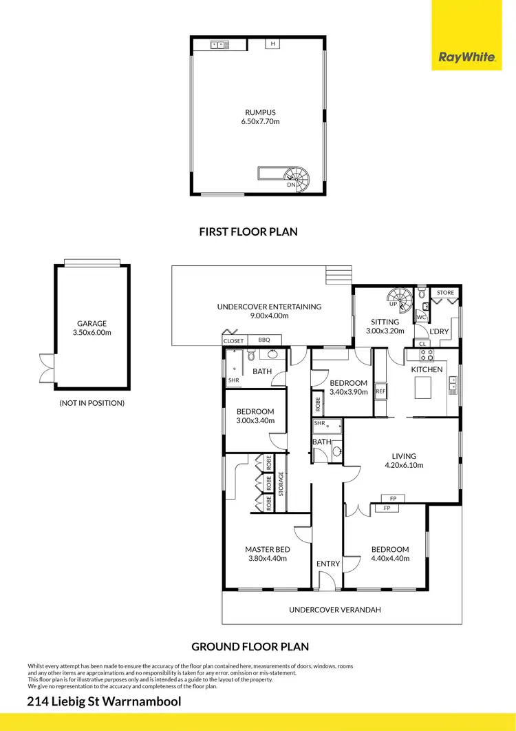 Floorplan of Homely house listing, 214 Liebig Street, Warrnambool VIC 3280