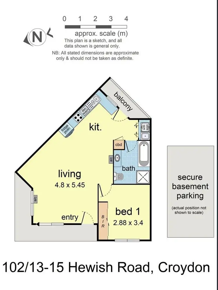 Floorplan of Homely apartment listing, 102/13-15 Hewish Road, Croydon VIC 3136