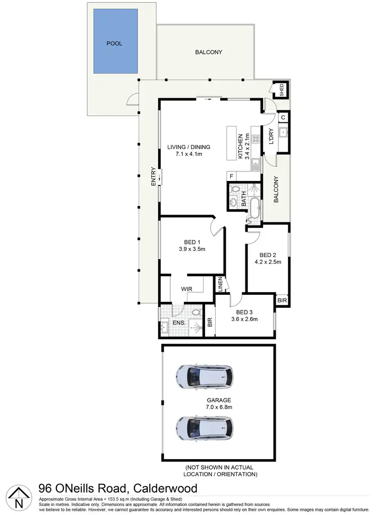 Floorplan of Homely house listing, 96 O'Neils Road, Calderwood NSW 2527