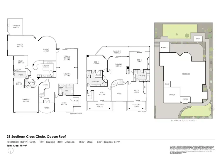 Floorplan of Homely house listing, 31 Southern Cross Circle, Ocean Reef WA 6027