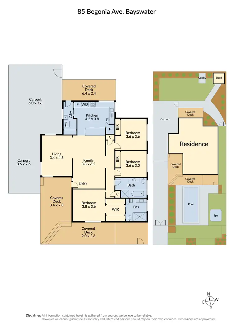 Floorplan of Homely house listing, 85 Begonia Avenue, Bayswater VIC 3153