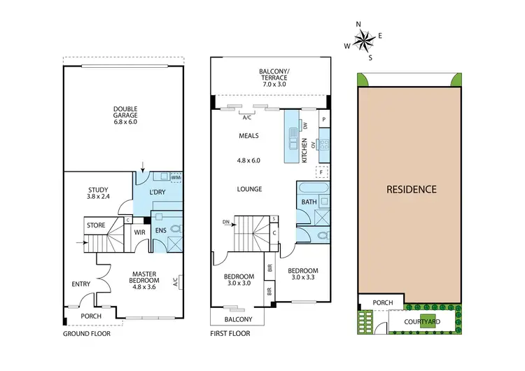Floorplan of Homely townhouse listing, 2/20 Painted Hills Road, Doreen VIC 3754