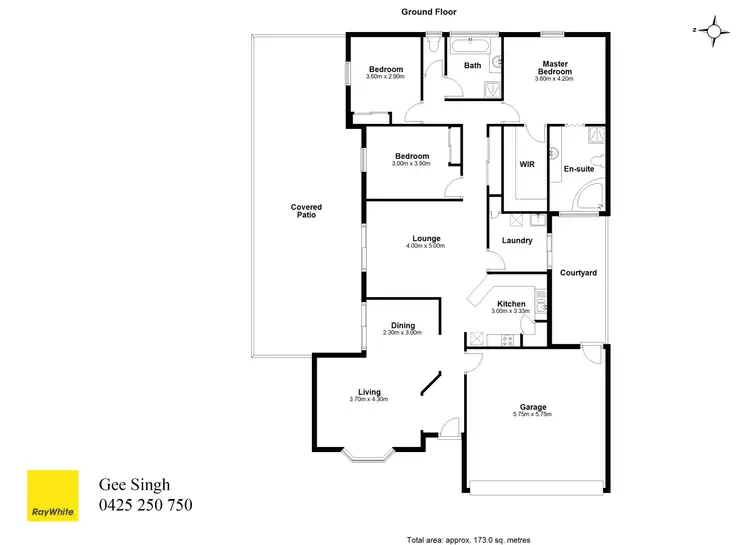Floorplan of Homely house listing, 4 Huon Place, Forest Lake QLD 4078
