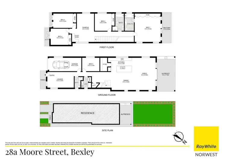 Floorplan of Homely house listing, 28A Moore Street, Bexley NSW 2207