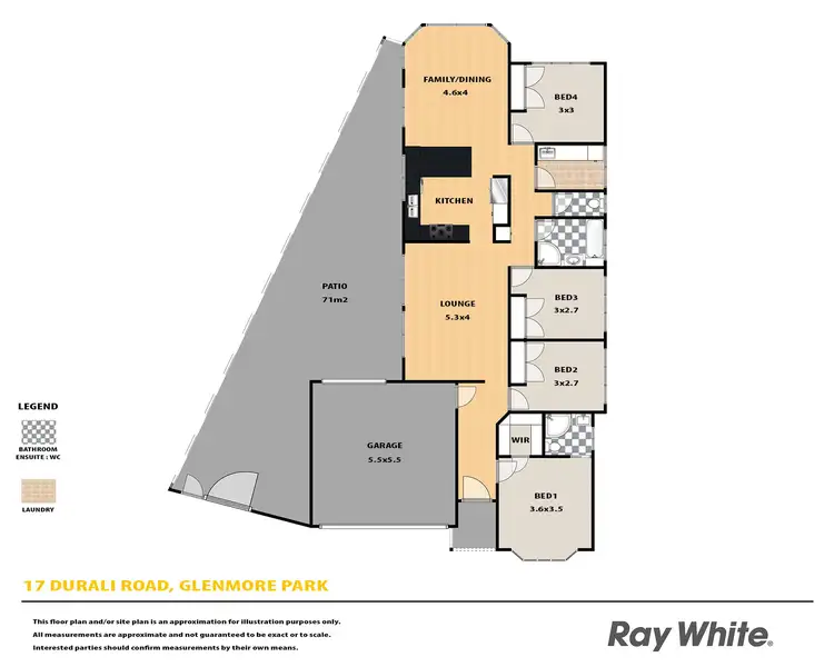 Floorplan of Homely house listing, 17 Durali Road, Glenmore Park NSW 2745