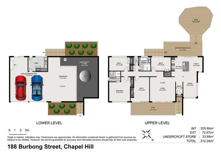Floorplan of Homely house listing, 188 Burbong Street, Chapel Hill QLD 4069