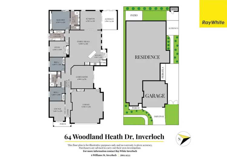 Floorplan of Homely house listing, 64 Woodland Heath Drive, Inverloch VIC 3996
