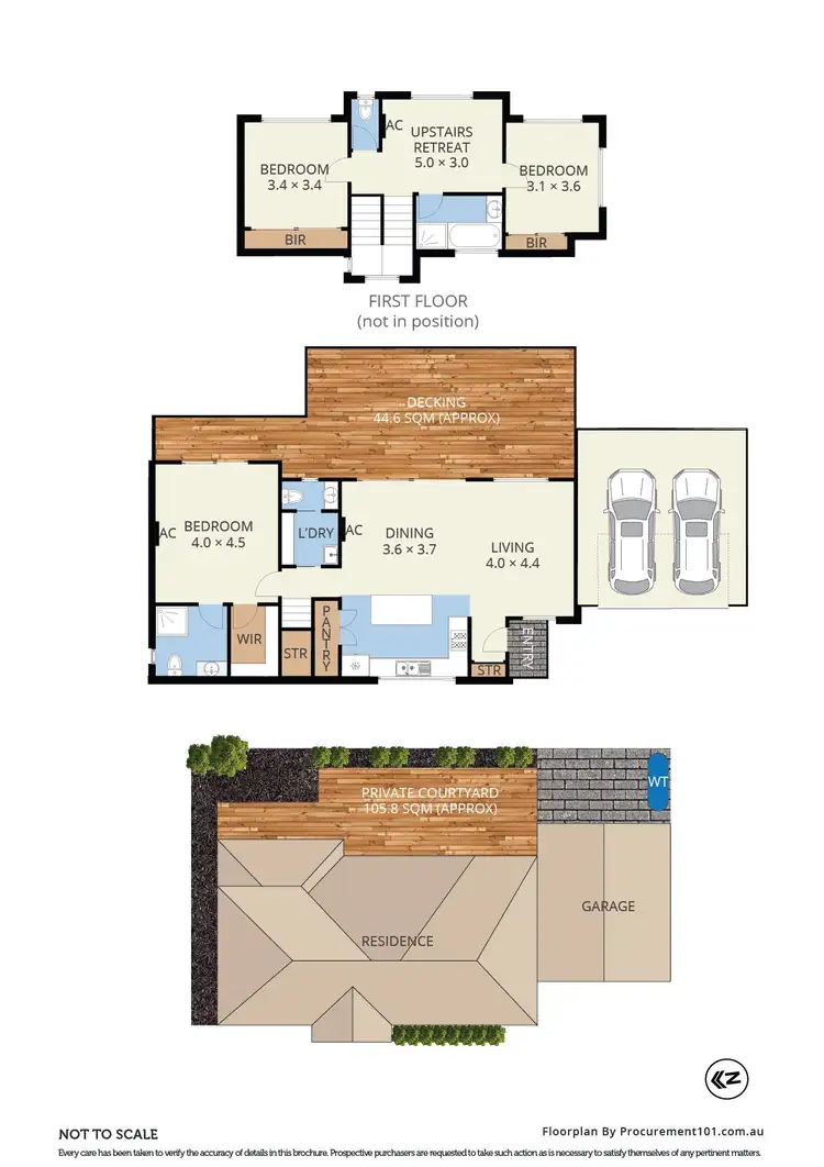Floorplan of Homely townhouse listing, 4A Cormistom Road, Ringwood North VIC 3134