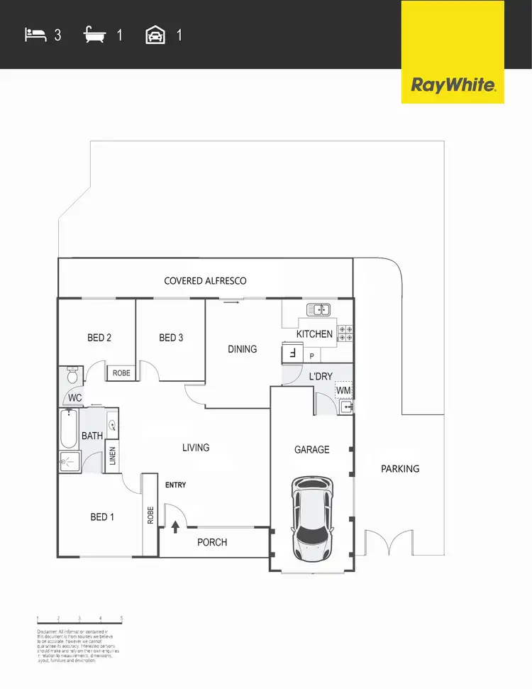 Floorplan of Homely townhouse listing, 3 Sommers Street, Conder ACT 2906