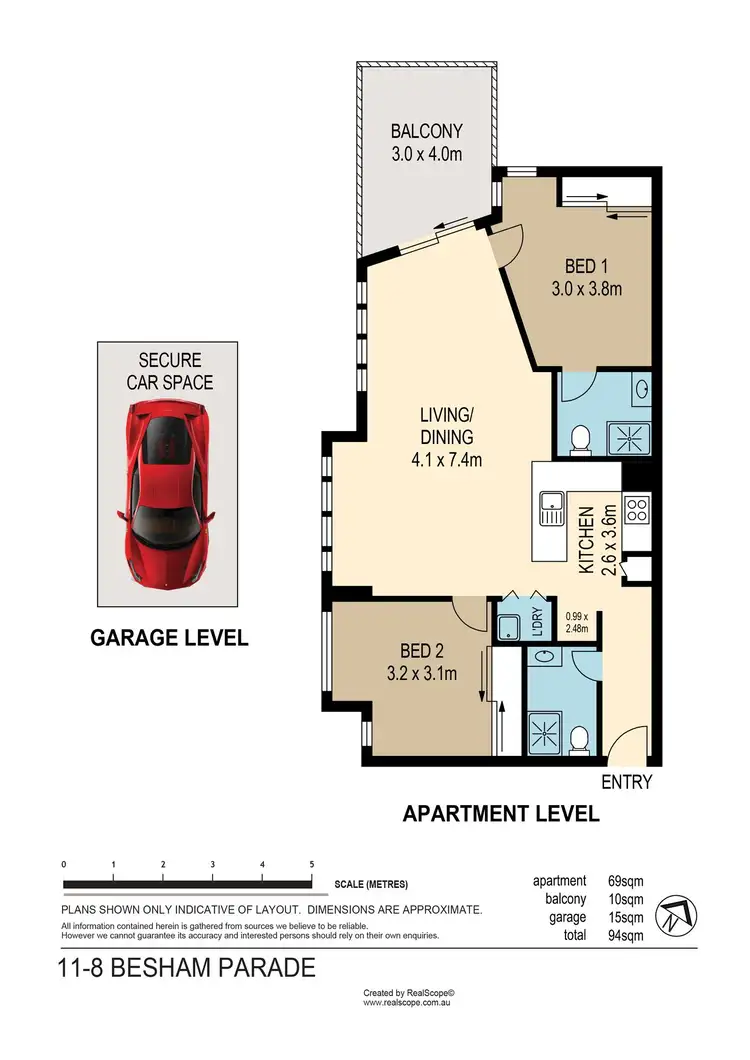 Floorplan of Homely other listing, 11/8 Besham Parade, Wynnum QLD 4178