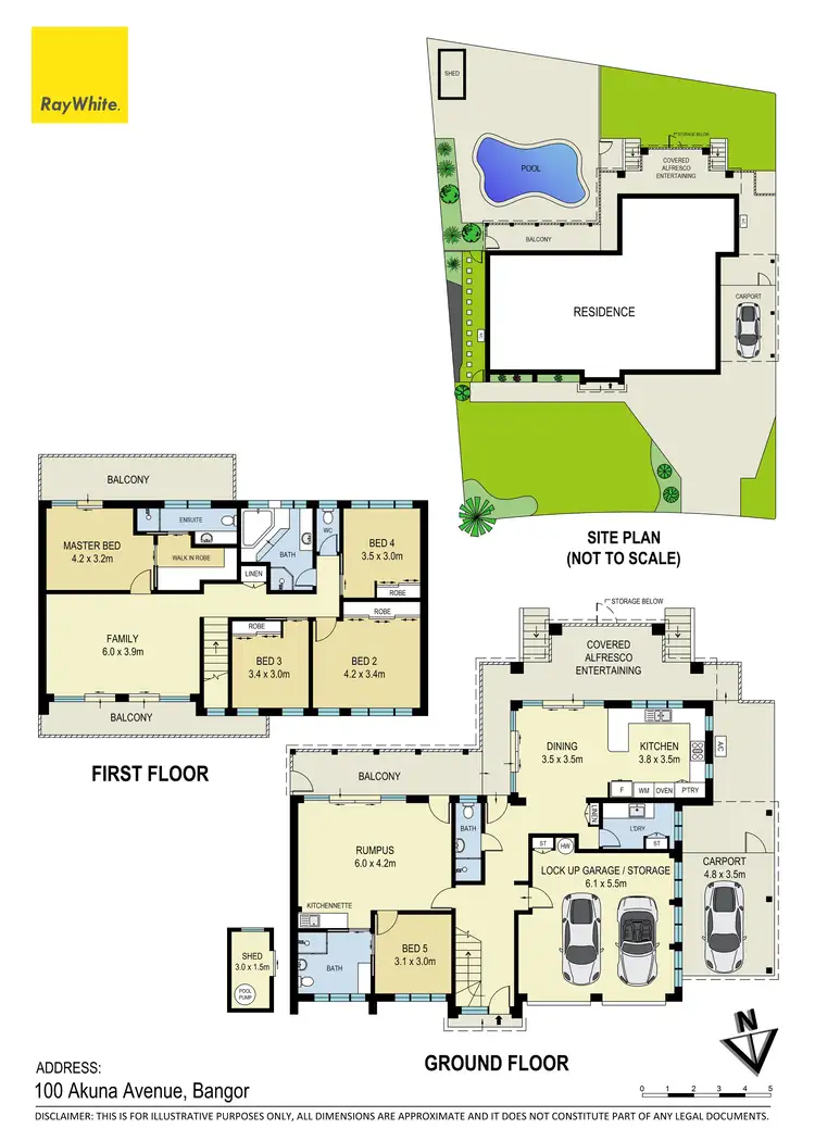 Floorplan of Homely house listing, 100 Akuna Avenue, Bangor NSW 2234