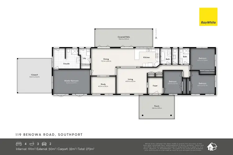 Floorplan of Homely house listing, 119 Benowa Road, Southport QLD 4215