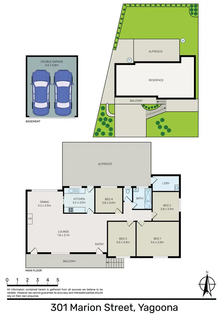 Floorplan of Homely house listing, 301 Marion Street, Yagoona NSW 2199