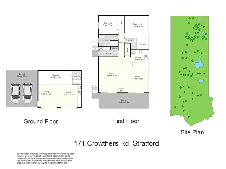 Floorplan of Homely rural property listing, 171 Crowthers Road, Gloucester NSW 2422