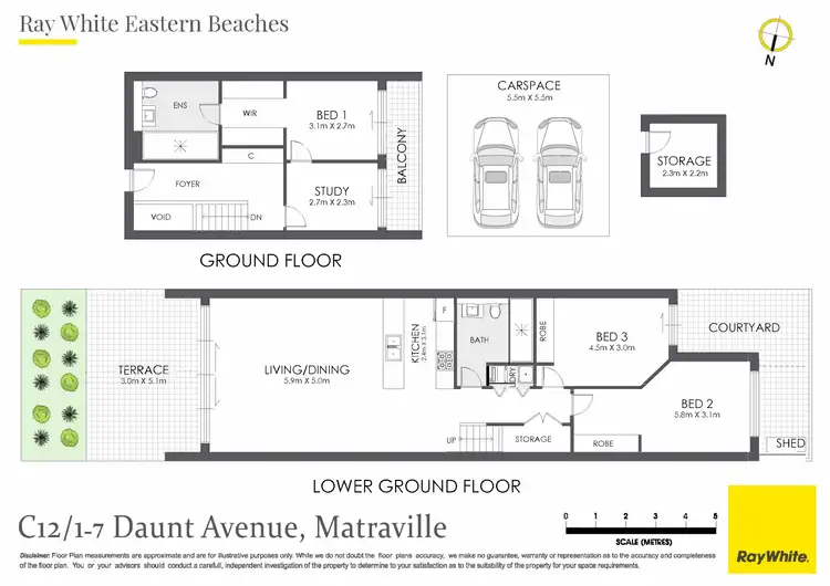 Floorplan of Homely apartment listing, C12/1-7 Daunt Avenue, Matraville NSW 2036