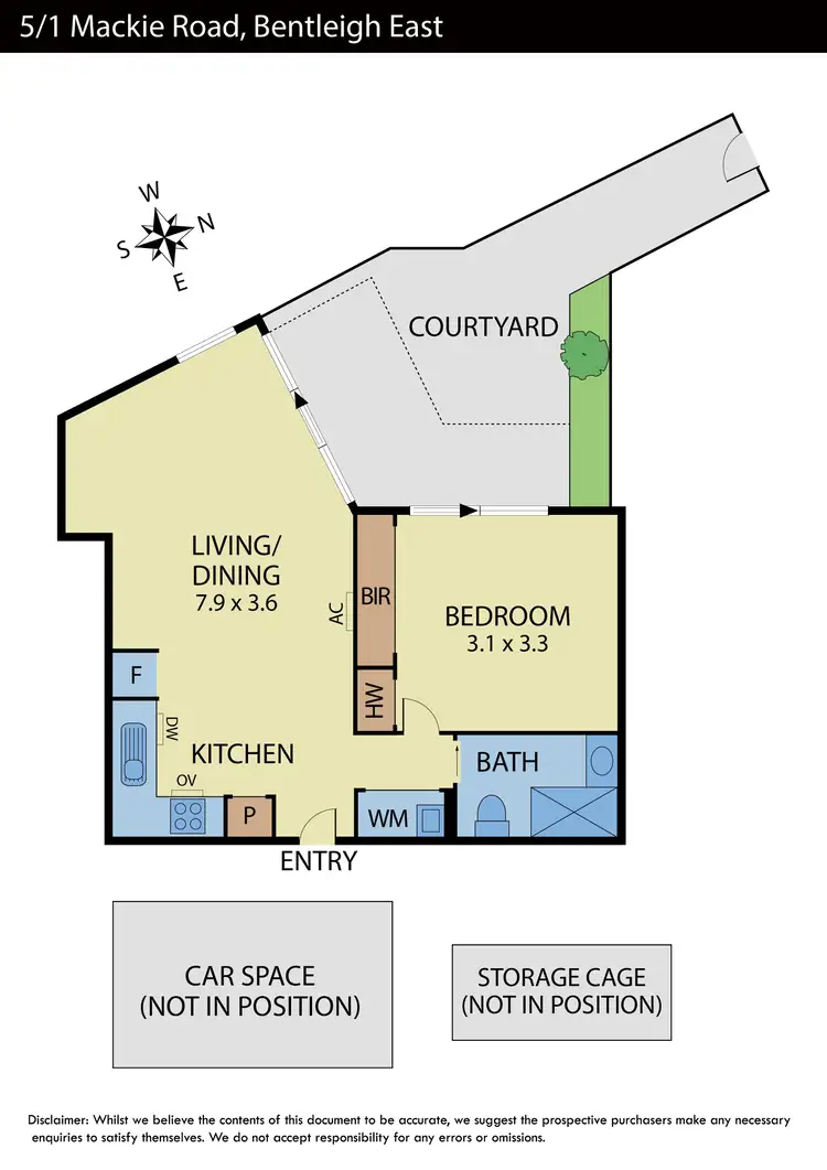 Floorplan of Homely apartment listing, 5/1 Mackie Road, Bentleigh East VIC 3165