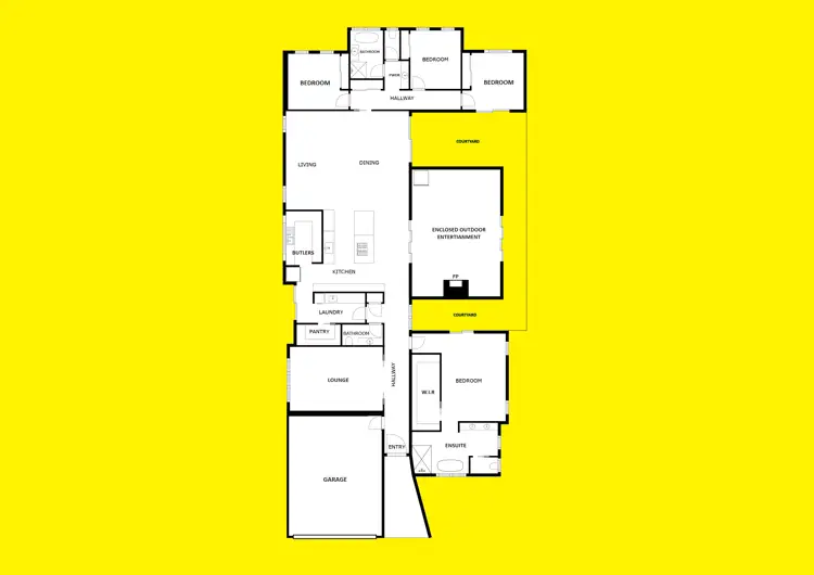 Floorplan of Homely house listing, 3 Matilda Place, Mildura VIC 3500