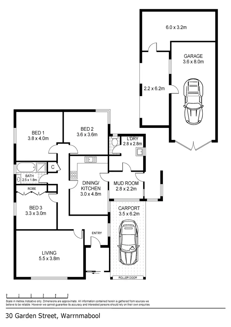 Floorplan of Homely house listing, 30 Garden Street, Warrnambool VIC 3280