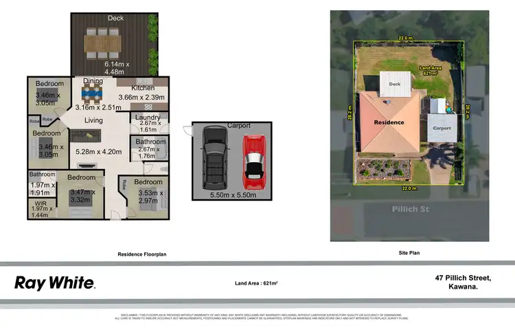 Floorplan of Homely house listing, 47 Pillich Street, Kawana QLD 4701