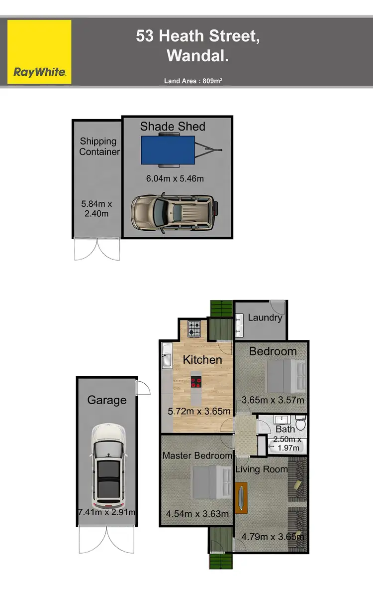 Floorplan of Homely house listing, 53 Heath Street, Wandal QLD 4700
