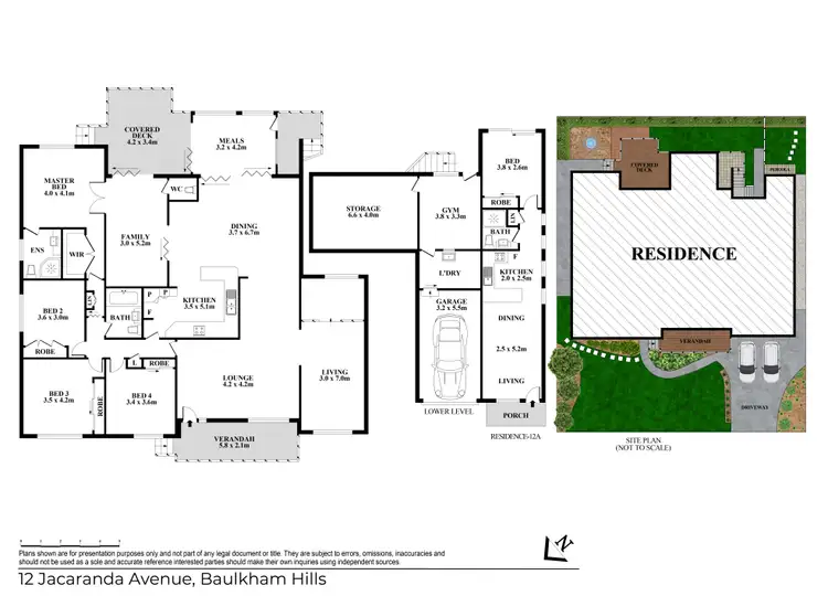 Floorplan of Homely house listing, 12 Jacaranda Avenue, Baulkham Hills NSW 2153