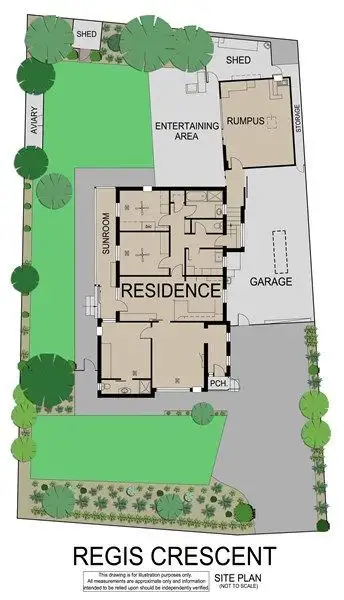 Floorplan of Homely house listing, 9 Regis Crescent, Christie Downs SA 5164