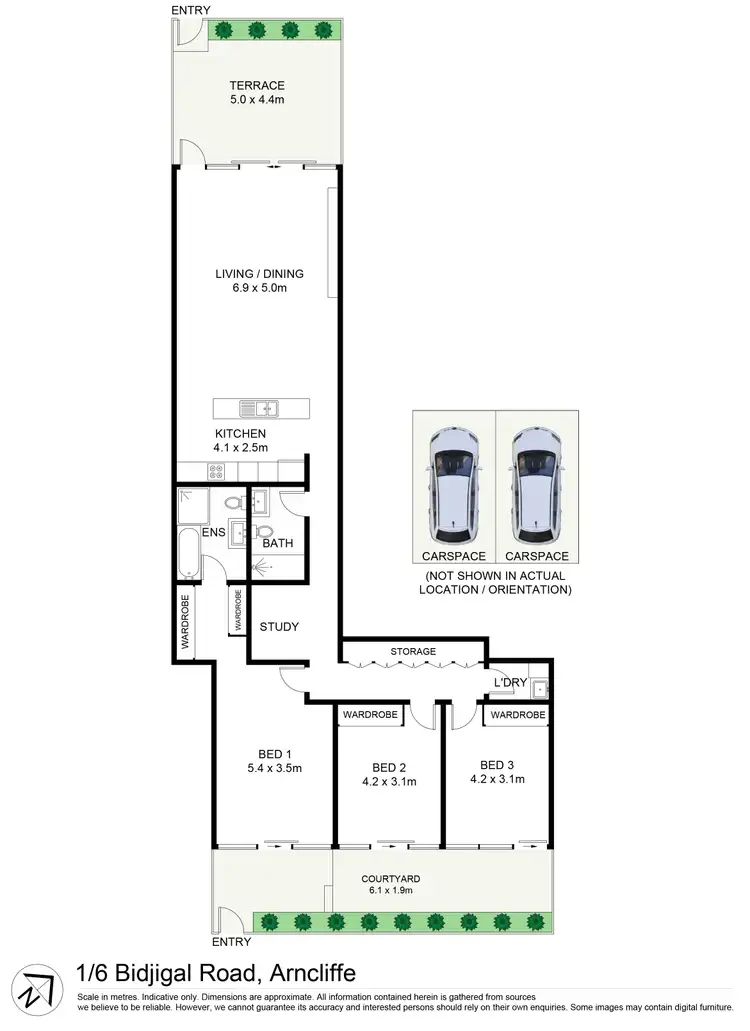 Floorplan of Homely apartment listing, 1/6 Bidjigal Road, Arncliffe NSW 2205