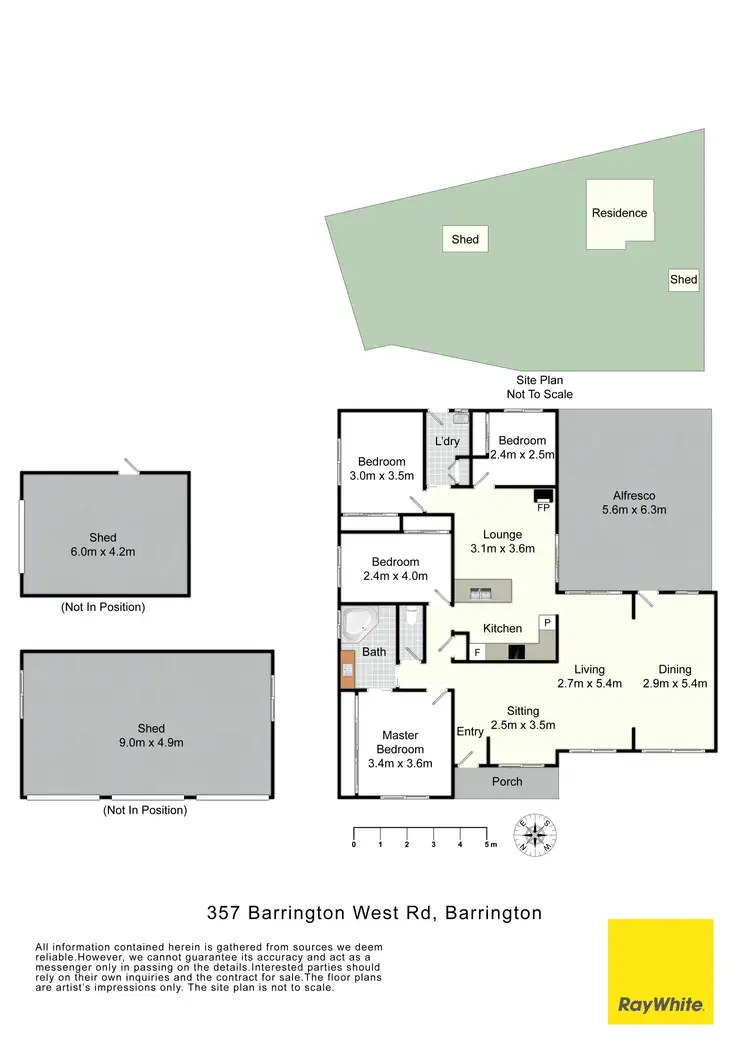 Floorplan of Homely house listing, 357 Barrington West Road, Barrington NSW 2422