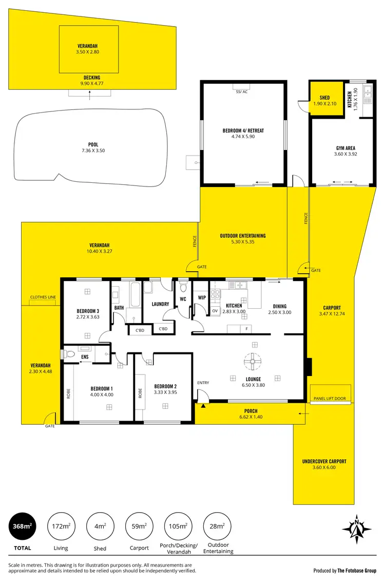 Floorplan of Homely house listing, 64 Judith Crescent, Morphett Vale SA 5162