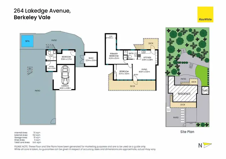 Floorplan of Homely house listing, 264 Lakedge Avenue, Berkeley Vale NSW 2261