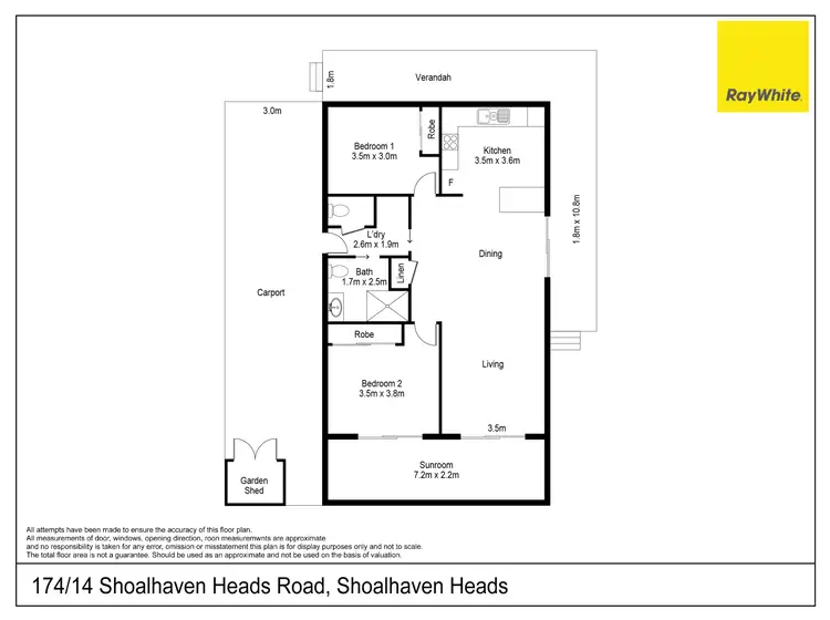 Floorplan of Homely house listing, 174/14 Shoalhaven Heads Road, Shoalhaven Heads NSW 2535
