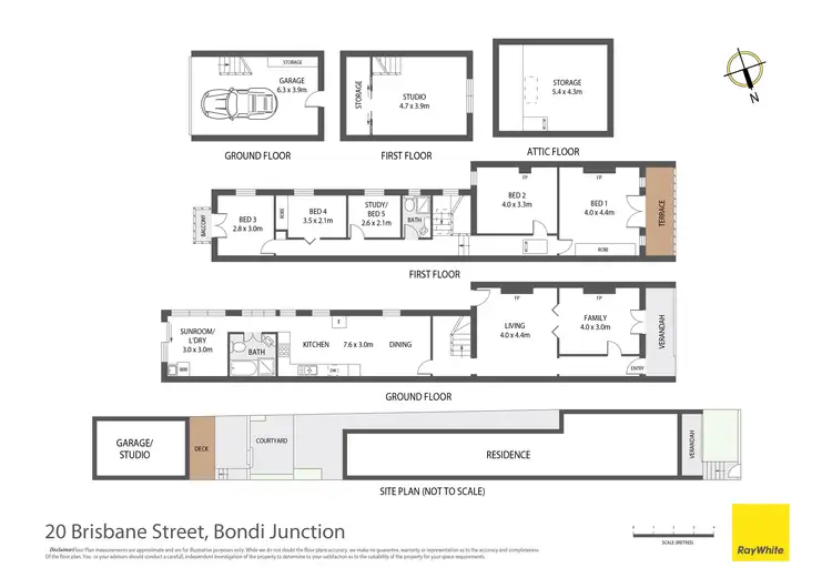 Floorplan of Homely house listing, 20 Brisbane Street, Bondi Junction NSW 2022