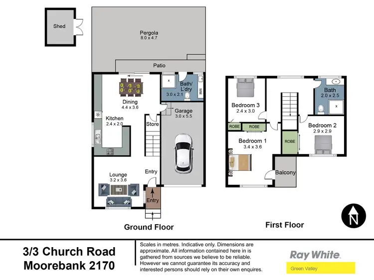Floorplan of Homely house listing, 3/3 Church Road, Moorebank NSW 2170