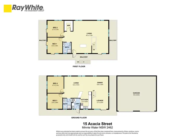 Floorplan of Homely house listing, 15 Acacia Street, Minnie Water NSW 2462