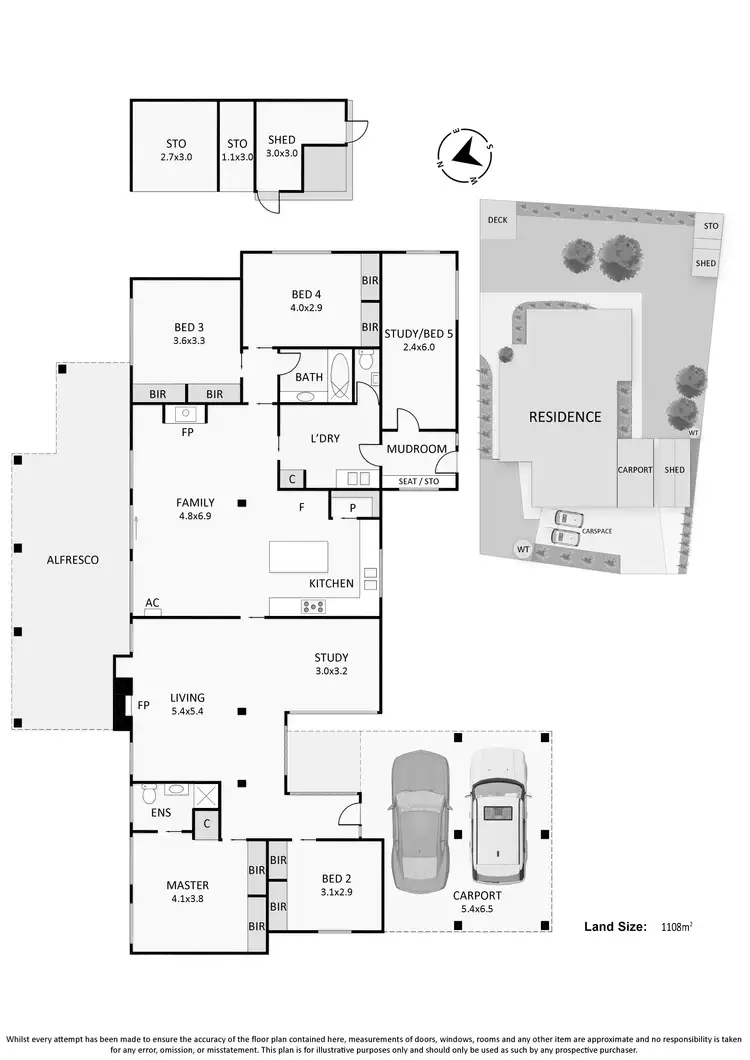 Floorplan of Homely house listing, 3 Fedra Street, Mount Martha VIC 3934