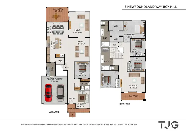 Floorplan of Homely house listing, 5 Newfoundland Way, Box Hill NSW 2765