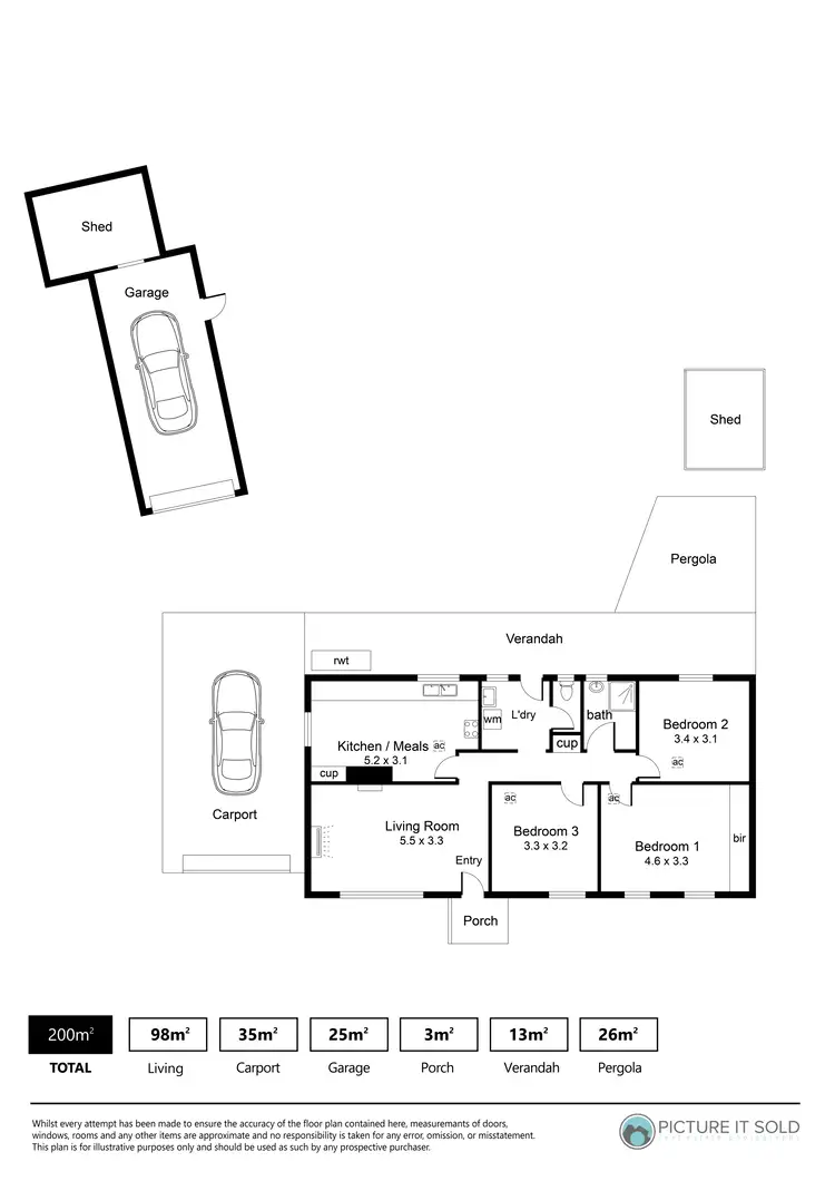 Floorplan of Homely house listing, 4 Truscott Road, Enfield SA 5085